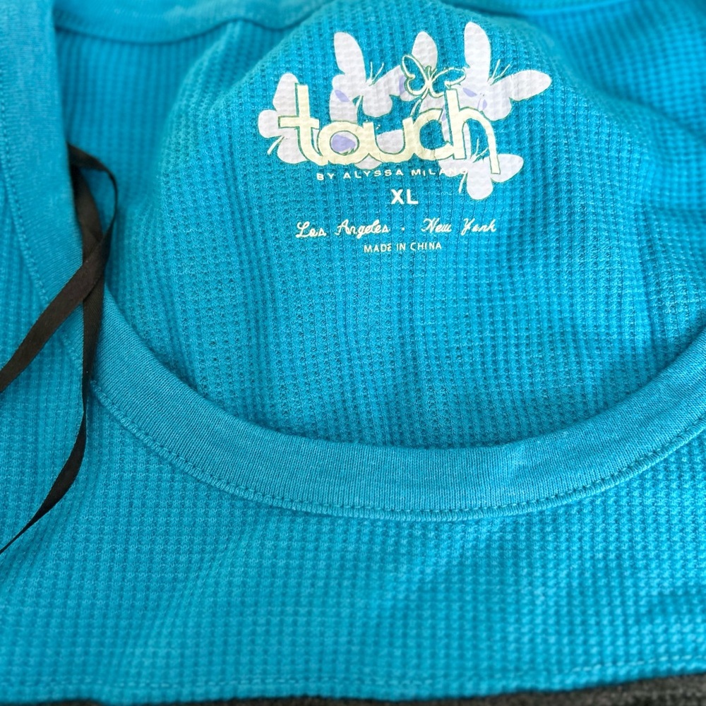 Touch by Alyssa Milano Blue Top- Carolina Panthers